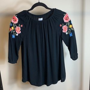 Old Navy black blouse, size XL (14).
